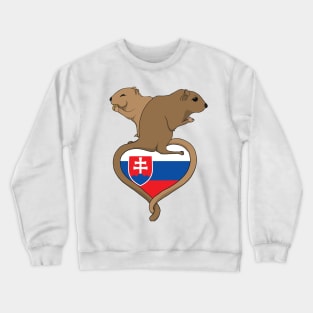 Gerbil Slovakia (light) Crewneck Sweatshirt